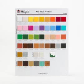 Mayco Non Fired Chip Chart Palette Color Board